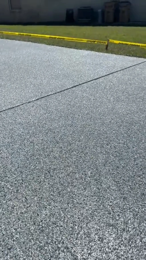 Real EpoX finished driveway video preview